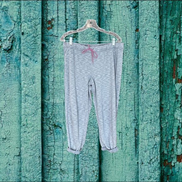 Under Armour Women's Lightweight Drawstring Sweatpants Gray Large - Picture 9 of 11